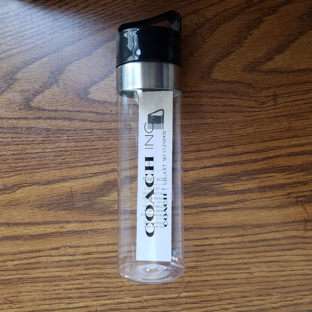 Coach Inc x Stuart Weitzman h2go soho water tumbler bottle 9" Tritan BPA Free
